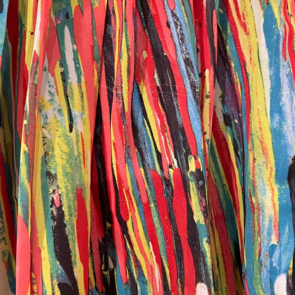 Prabal Gurung Multi Color Stripe Mini Skirt - Picture 4 of 6